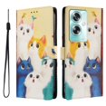 thumbnail image 1 of FOXDOCK Funda Tipo Cartera para OPPO A79 5G con Soporte y Correa – Diseño de Patrones Lindos, 1 of 6