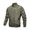 Army Green, variant on EGNMCR Jackets for Men Men Zipper Fashion Casual Baseball Clothing Jacket Coat Loose Outwear Overcoat