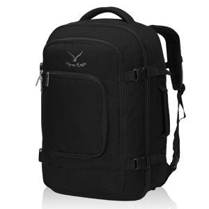 Carry-On Travel Backpack (40L) – Hynes Eagle – Black