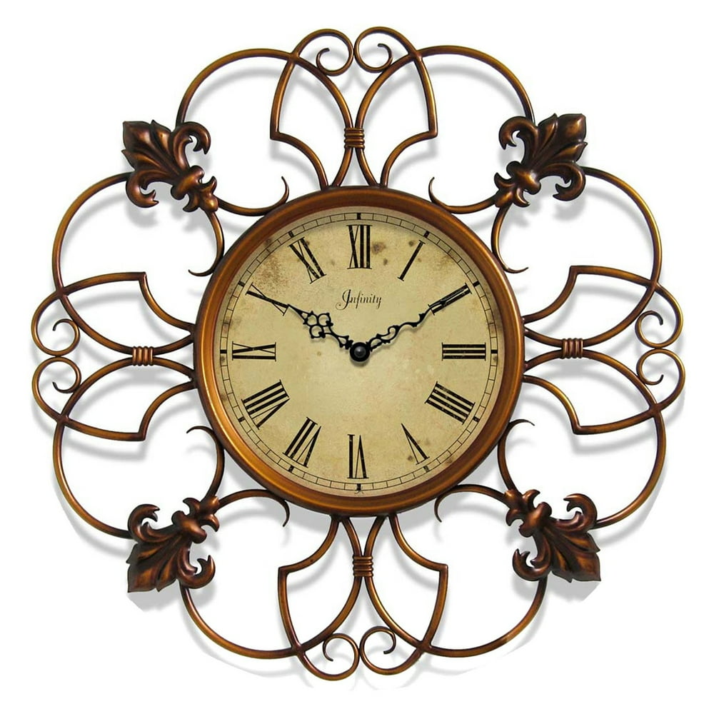 Infinity Instruments Province 24Inch Antique Wall Clock