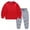 Red, variant on UQJfacai Toddler Girls Clothes Baby Long Sleeve Crewneck Sweatshirt and Sweatpants Set 2 Piece Sweatsuit Set Fall Winter Outfits 1-11 Years