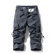 thumbnail image 2 of Multi Bolsillo Cargo Pantalones para Hombres Estiramiento Casual Cordón Clásico Pantalones Cortos de Verano con Bolsillos Múltiples, Pantalones Cortos de Cintura Elástica, 2 of 4