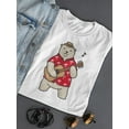 thumbnail image 3 of Polar Bear With Beach Shirt T-Shirt Women -Image by Shutterstock, Female Medium, 3 of 4