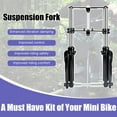 thumbnail image 6 of Mini Bike Front Fork Suspension Kit Replacement for Monster Mega Moto MMB80 MMB105 80cc 105cc Motovox MBX10 MBX11 Coleman CT100U Baja DB30 GMB100 TrailMaster Storm 200 Parts, 6 of 9