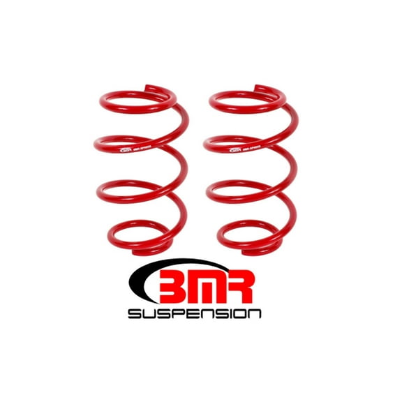 BMR 15-17 S550 Mustang Front Performance Version Lowering Springs - Red - SP089R Fits select: 2015-2019 FORD MUSTANG GT, 2020 FORD MUSTANG