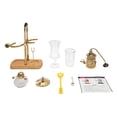thumbnail image 6 of Aiqidi Syphon Siphon Coffee Maker Retro Belgium Vacuum Coffee Pot Kit 4-Cup Luxury Siphon Coffee Machine w/Balance and Filter for Afternoon Tea Gold, 6 of 12