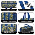 thumbnail image 3 of Teacher Tote Bag,French Bulldog Sunflowers Floral Teacher Utility Tote Bag,Large Work Tote Bags for Women with Multiple Pockets,Top Zipper Closure,13.8x10.6x6.7 Inch, 3 of 5