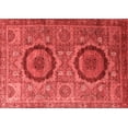 thumbnail image 1 of Ahgly Company Indoor Rectangle Abstract Red Modern Area Rugs, 5' x 7', 1 of 4