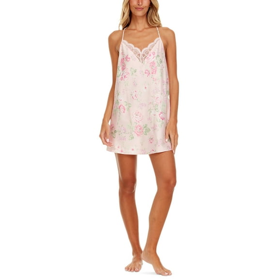 Flora by Flora Nikrooz Women's Cindy Printed Chemise - Pink, Size Medium