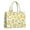 Yellow Lemon Fruit, variant on Large Capacity Tote Bag,Yellow Lemon Fruit Flowers White Pattern Handbag Fashion Luxury Tote Bag,15.7"x13"x 5.1" Inches,Laptop Compatible