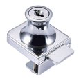 thumbnail image 1 of Cerradura de puerta de vidrio,Cerradura de acero cromado, cerradura de pantalla de vidrio,Cerradura para puertas de vidrio Cerradura de vitrina con, para puerta de vidrio Broca de 5-8 mm con 2 llaves, 1 of 5