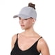 thumbnail image 2 of Gorra de Béisbol de de Caballo Alta para Mujer, Gorra Deportiva de de Secado Rápido y Rendimiento para Correr. Gris Talla Única, 2 of 6