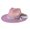 B, variant on Elegant Homburg Hat Wool Fedoras Flat Wide Brimmed Hat Surprise Gifts Headwear for Vacation Photo Props