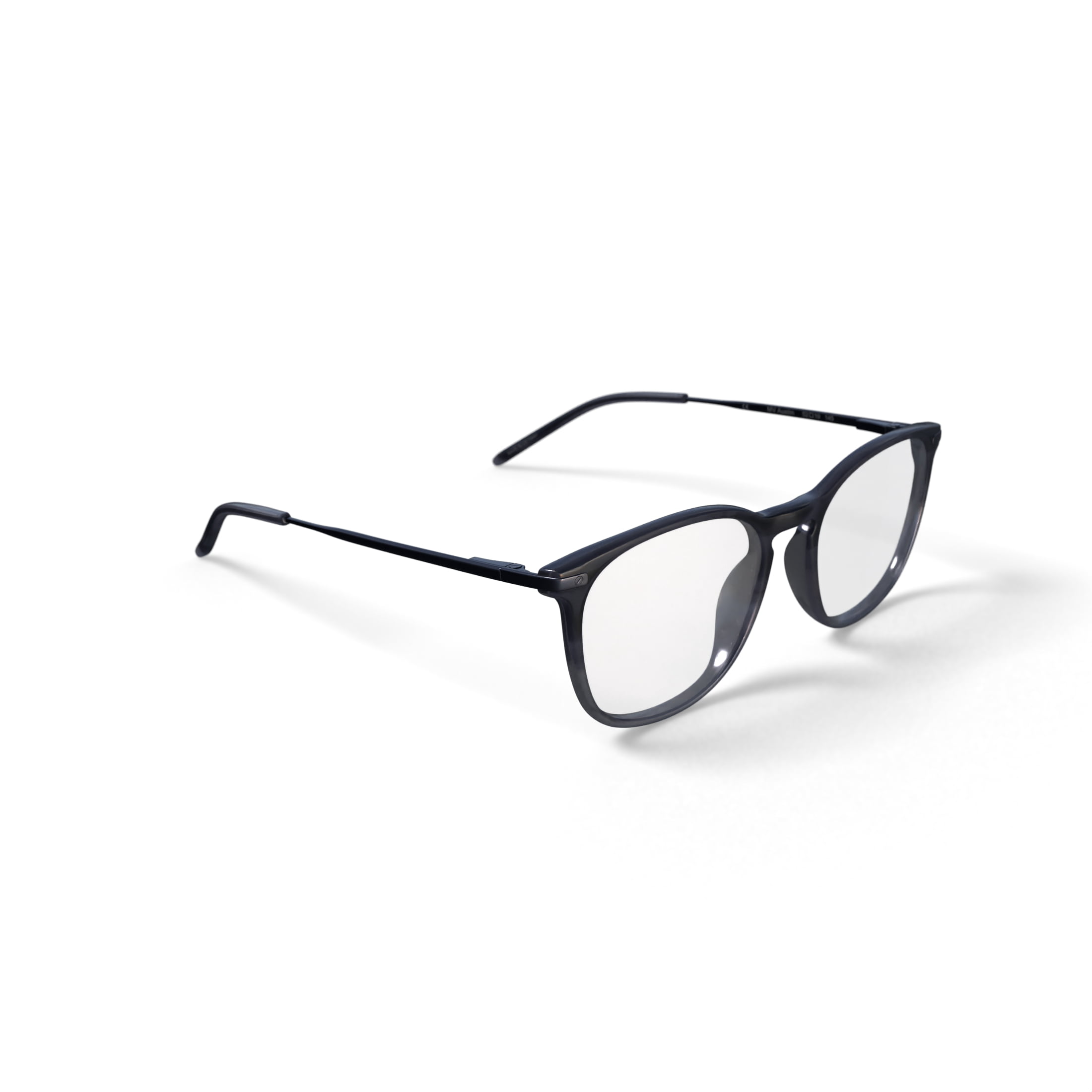 Walmart Men's Austin Rectangular Prescription Eyeglasses with Case, Gray Gradient