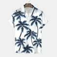 thumbnail image 5 of Mens Hawaiian Shirt Short Sleeve Button Down Shirts Tropical Floral Summer Beach Shirts,S-3XL, 5 of 7