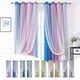thumbnail image 1 of onlyliua Liquidación Par Cortinas 39 Pulgadas Ancho X 51 Pulgadas Largo, Elegantes Cortinas Superpuestas para Dormitorio, 1 of 7