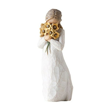 - Willow Tree Warm Embrace Woman Smelling Flowers Figurine 27250 Susan Lordi New