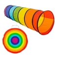 thumbnail image 3 of Túnel de juegos para niños, juego de tienda de campaña multicolor plegable, juguete para niños, túnel, tienda de campaña para perros y gatos, interior Con bolso de mano, 3 of 8
