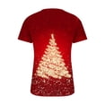 thumbnail image 5 of Women Short Sleeve Fashion Loose Fitting Leisure Chiffon Christmas gift Thin section Durable Sexy Lining White Trendy Short Sleeve Size M, 5 of 6