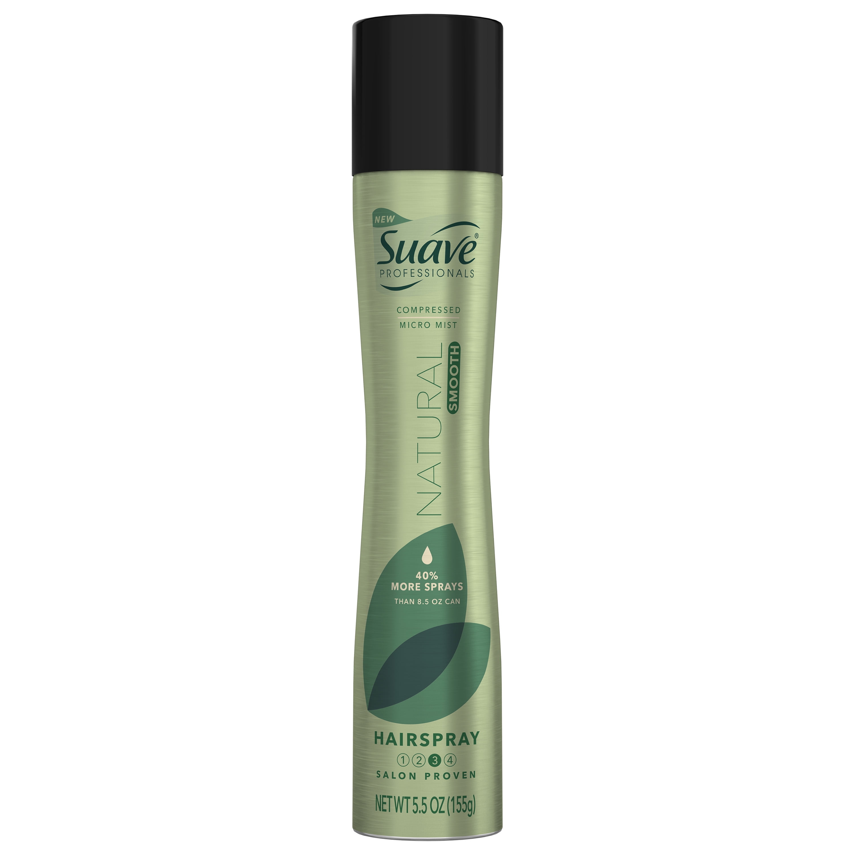 Suave Professionals Hairspray Compressed Micro Mist Natural Smooth 5.5