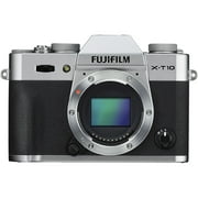 Fujifilm X-T10 16.3 Megapixel Mirrorless Camera Body Only, Silver