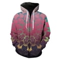 thumbnail image 1 of Sudadera con capucha y cremallera de mandala para hombre, divertida sudadera de manga larga, gran oferta 2024, moda hip hop, camisetas con estampado 3D, estilo Harajuku de gran tamaño., 1 of 6