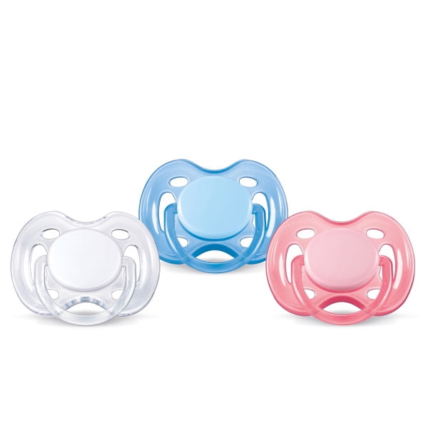 Philips Avent Freeflow Pacifier, 06 months, (Colors May Vary), 2 pack
