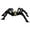 Yellow, variant on Halloween Decorations Giant Spider, Hairy Scary Fake Skull Spider, Torso with reflective sequins, Realistic Spider Props for Indoor Outdoor Home Decor
