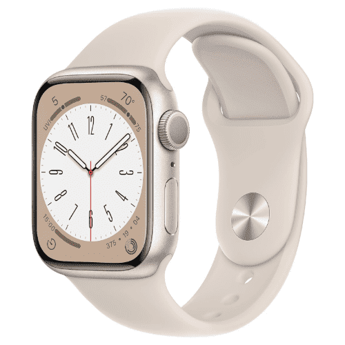 Pre-Owned Apple Watch Series 8 - 41mm - Starlight Aluminum Case - Starlight Sport Band - GPS