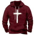 thumbnail image 2 of Baqcunre Fashion Casual Men'S I Can'T But I Know A Guy Casual Hoodie,XL,Hoodies For Men,Mens Sweatshirt,Graphic Hoodie,Men'S Fashion Hoodies & Sweatshirts,Mens Fashion,Wine, 2 of 3