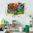 thumbnail image 3 of Minecraft wall decals living room kids room decoration PVC stickers, 3 of 5