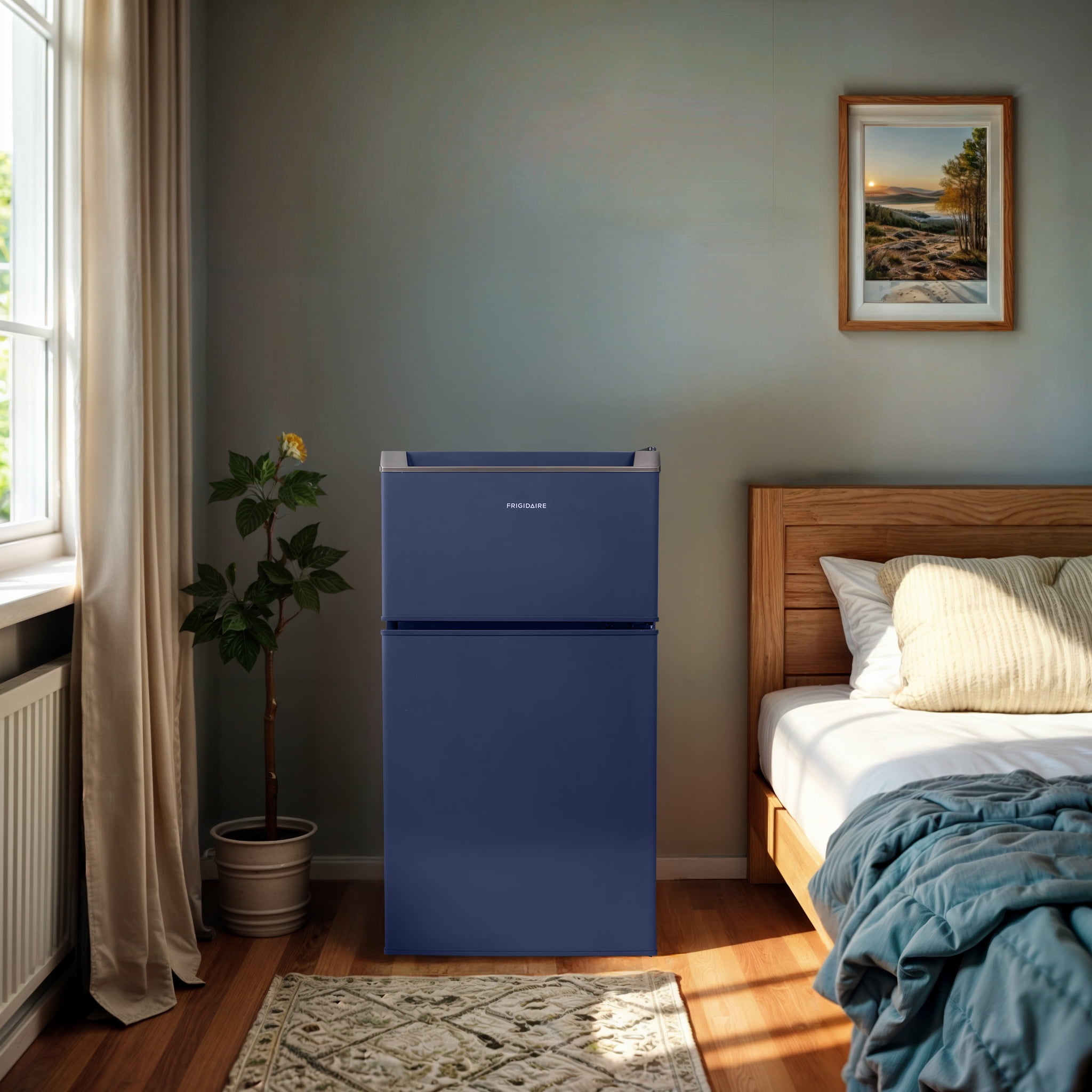 Frigidaire 3.1 Cu. ft. Compact Refrigerator with Freezer, Mini Fridge Freezer Combo, Small Top Freezer Refrigerator for Dorm, Apartment, Office