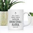 thumbnail image 2 of CTDream Funny 11oz. Ceramic Coffee Tea Mug Gift, This is What a Badass Ninja Superstar Basketball Player Looks Like, 1-Pack, Birthday Christmas Gift Ideas Coworker, 2 of 7