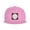 Pink, variant on Snapback Hat Jupiter Storm Flat Brim Adjustable Baseball Cap for Men Women Trucker Hat Pink