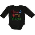 thumbnail image 3 of Inktastic I Love My Gramps Cute Grandkids Boys or Girls Long Sleeve Baby Bodysuit, 3 of 5