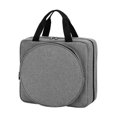 thumbnail image 4 of Herramientas de tejido de almacenamiento de hilo Bag Fashion Fashion Portable Double Mandles Accesorios Bolsa Organizador de costura para viajar a Gris, 4 of 8