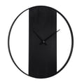 thumbnail image 5 of Romy Indoor Iron Wall Clock Matte Black, 5 of 5