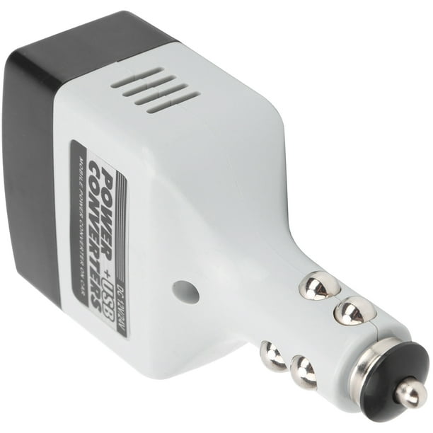 Convertidor de energía móvil, convertidor de energía móvil de 12 V/24 V, cargador de automóvil, cargador USB, confiabilidad excepcional