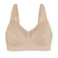 thumbnail image 3 of Exquisite Form 5100535 Fully® Cotton Soft Cup Wireless Full-Coverage Bra with Back Closure & Lace, 3 of 7