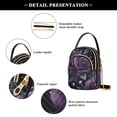 thumbnail image 4 of FORMRS Crossbody Bag for Women Quilted Travel Shoulder Cell Phone Purse with Chain Strap Handbag, Roses and Pearls, 4 of 7