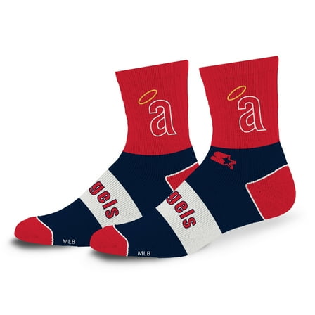 Unisex Starter  Los Angeles Angels Trifecta Throwback Mid-Crew Socks