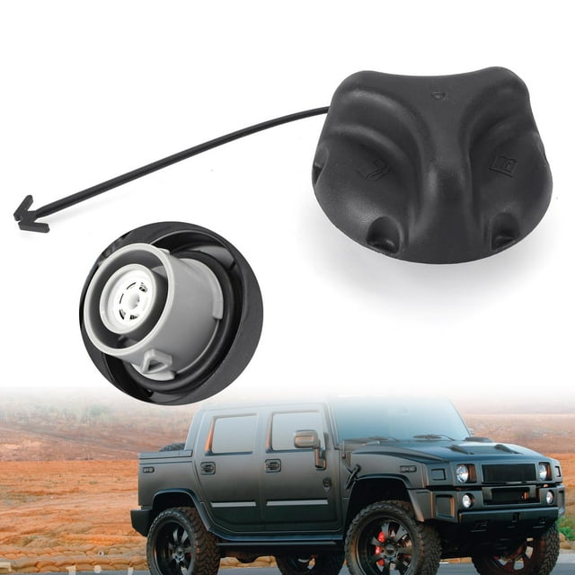 Bouchon de Réservoir de Carburant Compatible avec Hummer 2004-2010 H2 H3 H3T GM 25827646