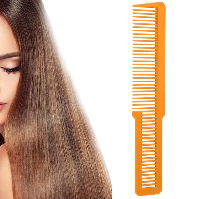 Pocket Comb, Not Stick Hair Rounded Comb Teeth Hairdressing Comb Electroplating Process for Barber for Hair Salon Black,White,Blue,Orange,Purple