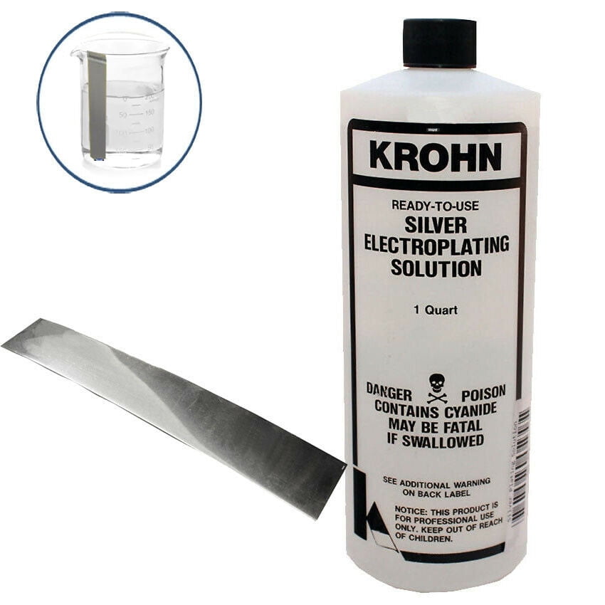 Silver Plating Solution Electroplating and Pure Silver Anode by Krohn