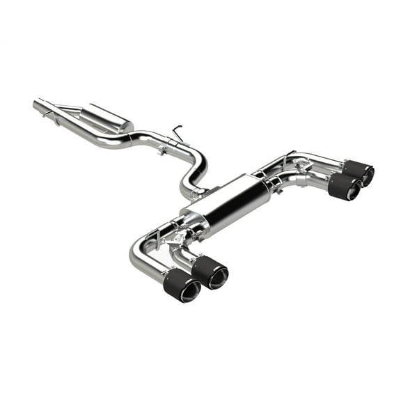 MBRP Exhaust S46133CF Armor Pro Cat Back Exhaust System Fits 22-23 Golf R Fits select: 2022 ,2023 VOLKSWAGEN GOLF R
