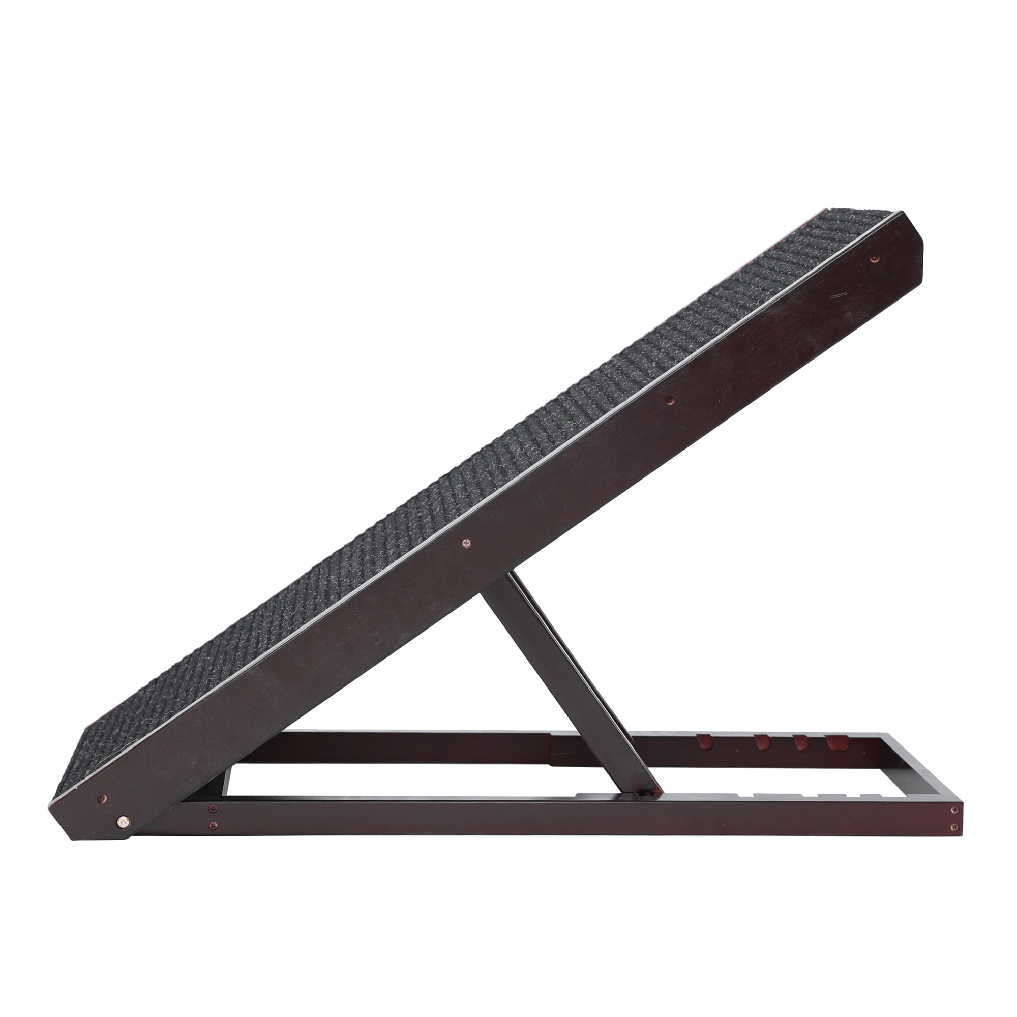 Pefilos 24" Tall Pet Ramp 4 Levels Height Adjustable for Small Dog Wood Folding Portable Dog & Cat Ramp Perfect for Couch or Bed with Non Slip Carpet Surface Up to 90Lbs, Black Pefilos 24" Tall Pet Ramp 4 Levels Height Adjustable for Small Dog Wood Folding Portable Dog & Cat Ramp Perfect for Couch or Bed with Non Slip Carpet Surface Up to 90Lbs, Black