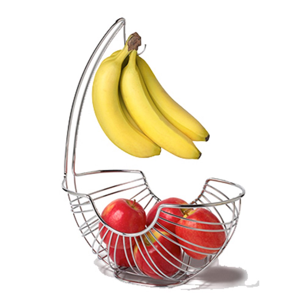 Chrome Finish Fruit Tree Beautifully Designed Fruit Holder Has Place F