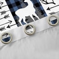 thumbnail image 4 of Feelyou Rustic Black Out Curtains, Deer Bear Wildlife Curtains Pack of 2 (42x63 Each), 4 of 6