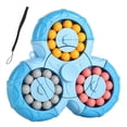 thumbnail image 1 of 2 in 1 Magics Bean-Gyro Stress Relief Spinnings Bead Puzzles Education Game Novelty Gags Present, 1 of 5