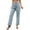 Z250122-A-BU1, variant on Capri Jeans For Women Petite Short Women Baggy Wide Leg Jeans Barrel Boyfriend Cropped Hem Denim Pants Jeans For Women Trendy Stretch Mid Rise Jeans For Women Trendy Stretch Long Length